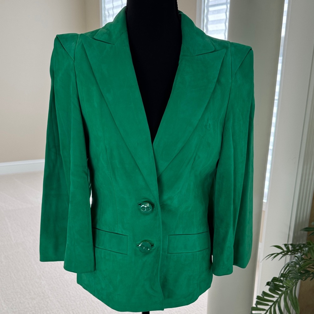 Escada Vibrant Green Blazer